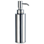 Polished Chrome Free Standing 180ml Pump Soap Dispenser | Polished Chrome
