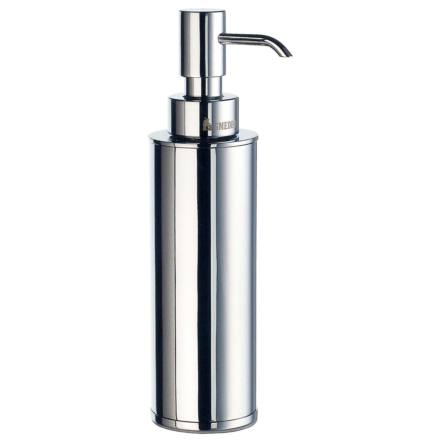 Polished Chrome Free Standing 180ml Pump Soap Dispenser | Polished Chrome