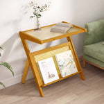 Breeins Small Bamboo End Table