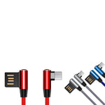 Flexible And Wrest Resistant Universal Type-c Aluminium Cable, Red