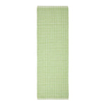 Cotton Gingham Check Rug Hand Woven | One Size | Green