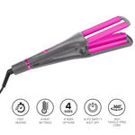 Volume Wave Corded Hair Waver Tool With 4 Heat Setting & Sizes Options