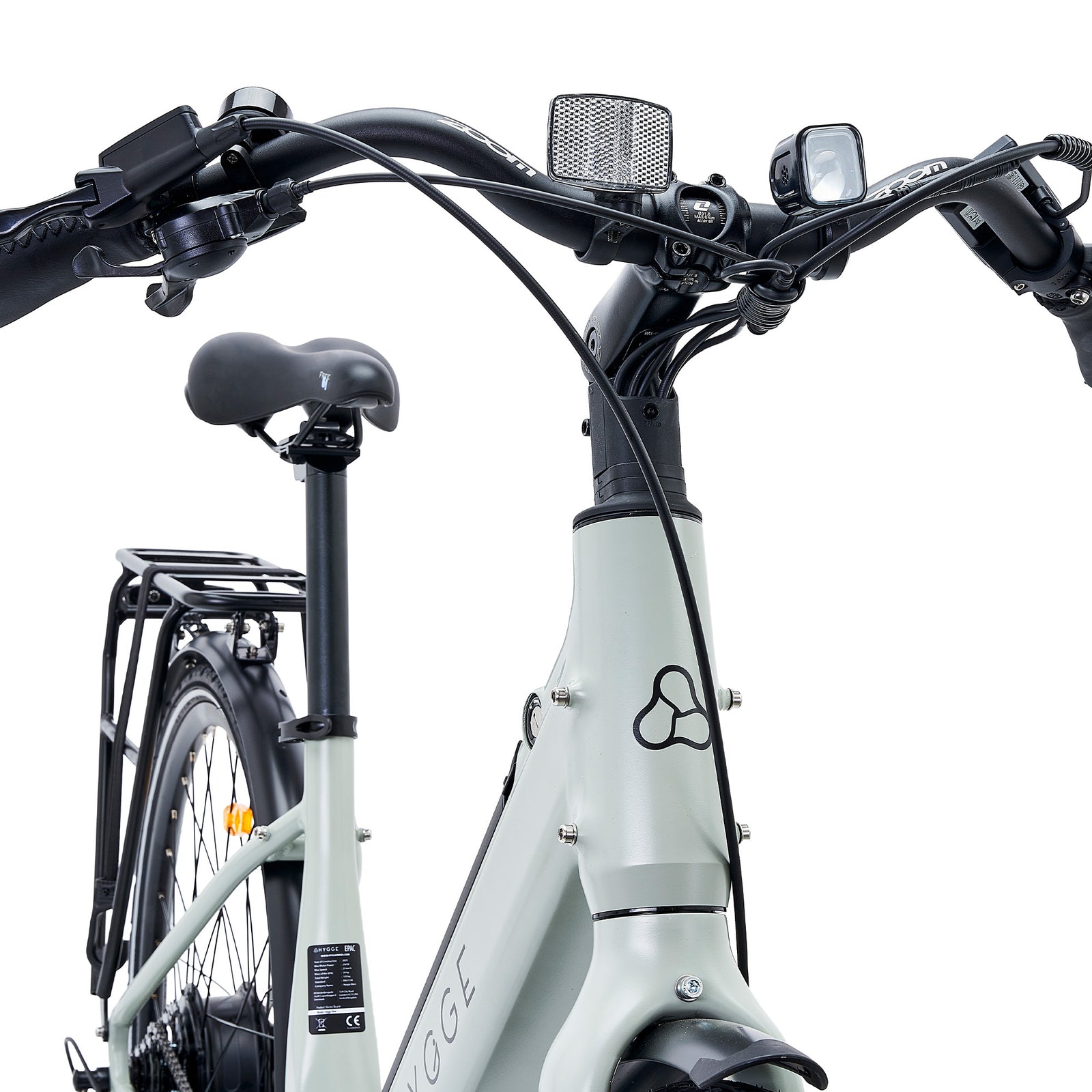 Nivo Commuter 2025 – Urban E-bike With 48v 14ah Samsung Battery – Moss Grey