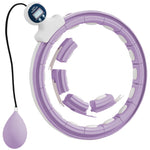 Smart Weighted Hula Hoop With 16 Detachable Knots | Purple