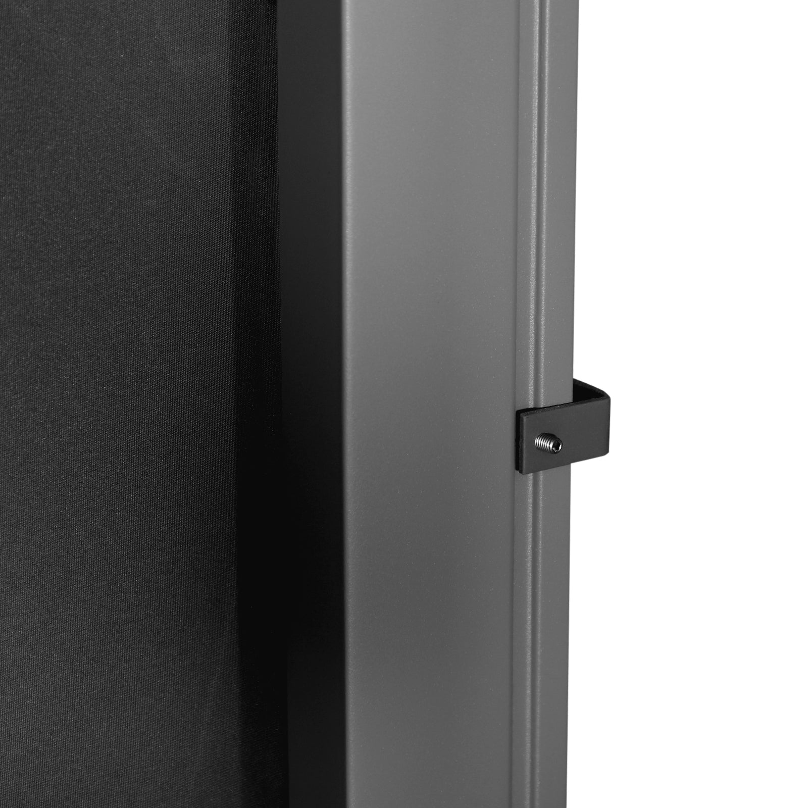 Retractable Sun Side Awning Screen | Medium | Black