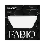 Fabio Led Ceiling Lamp Great Value Stylish Lifetime Light Source | 47cm | White