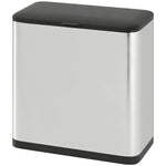 8l Hanging Kitchen Bin, Rubbish Bin W/ Stay-open Lid For Under Sink | Silver