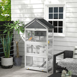Bird Cage W/ Stands For Finches, Parakeets, Small Birds - Grey