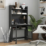 HOMCOM Writing Desk With Foldable Desktop For Bedroom, Home Office