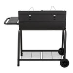 Outdoor Garden Charcoal Grill With Rear Baffle