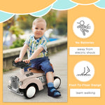 Foot To Floor Slider With Steering Wheel, For Ages 12-36 Months | Cream