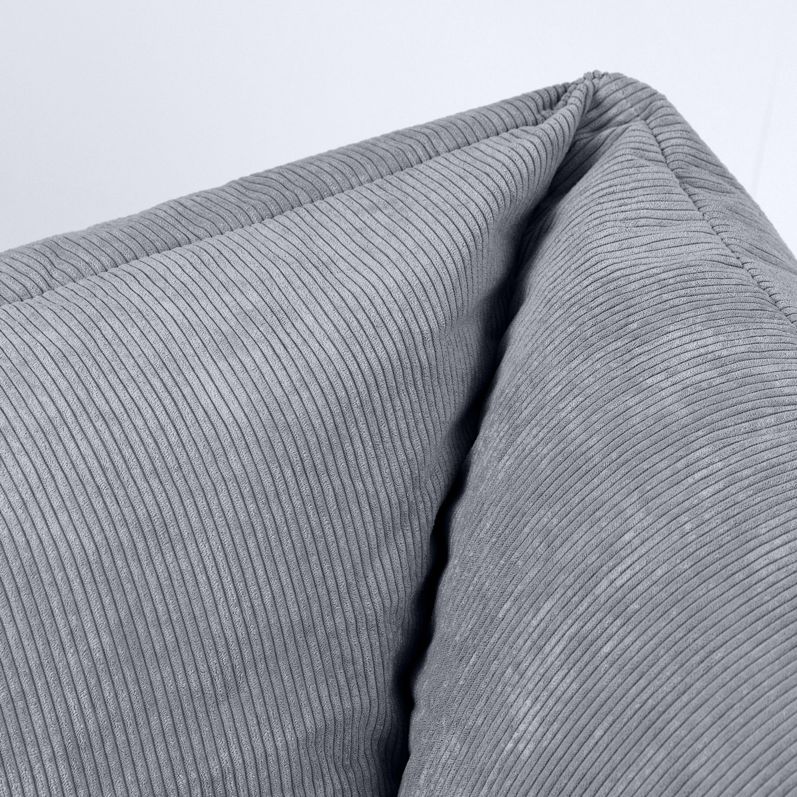 Tetra Cord 4pc Sofa Set | Charcoal