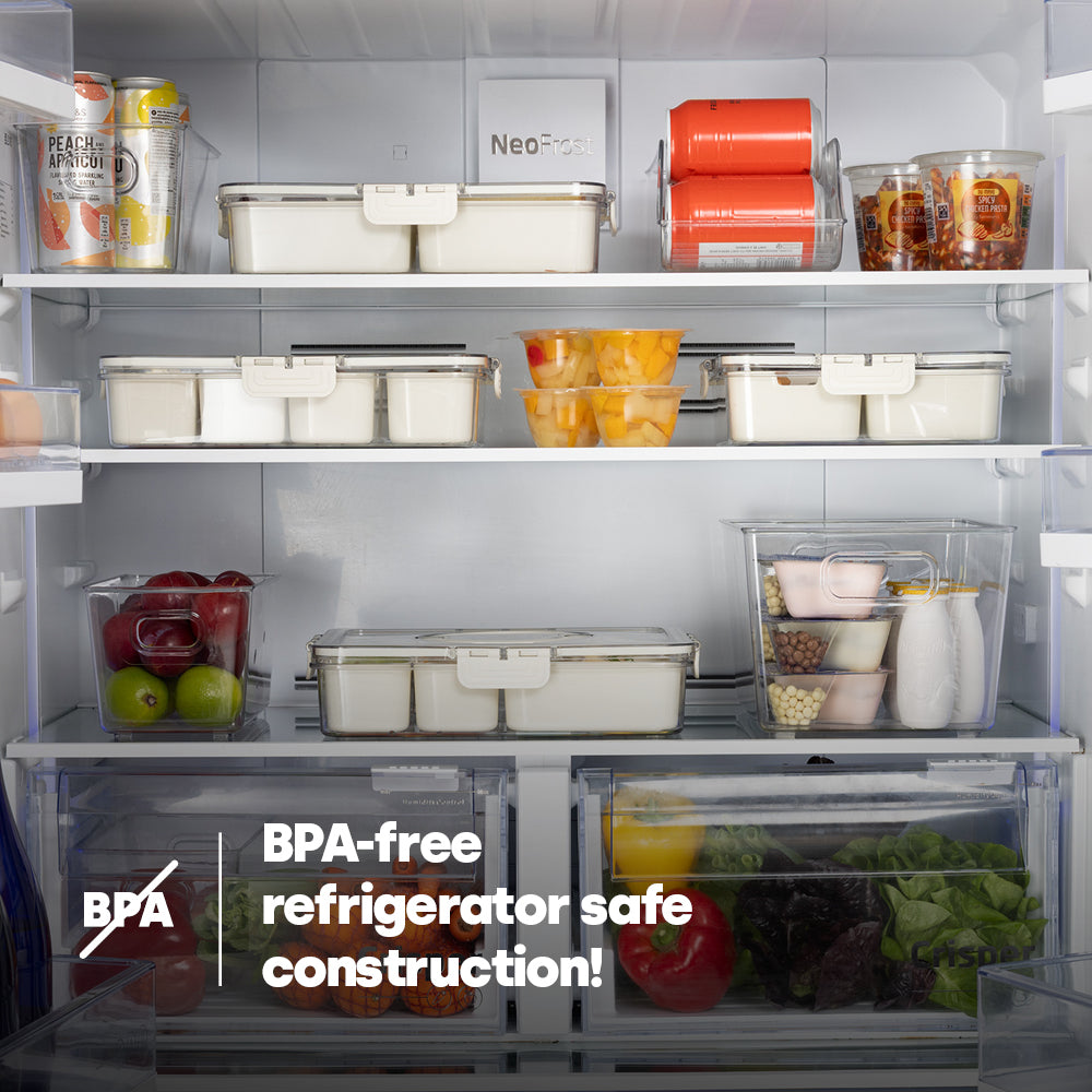 Livivo 4 Compartment Snack Organiser Box Bpa Free Container