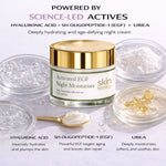 Anti-ageing Activated Egf Night Moisturiser 50ml For Skin Texture And Fine Lines