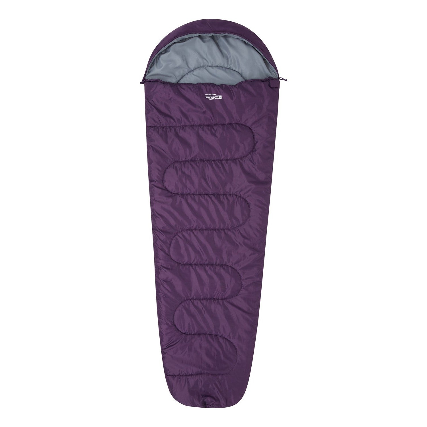 Unisex Adult Basecamp 250 Summer Mummy Sleeping Bag | One Size | Purple