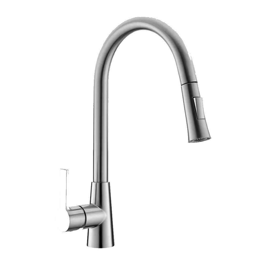 Bath Plus TB+ Pull-out Kitchen Tap Stainless Steel Single Lever