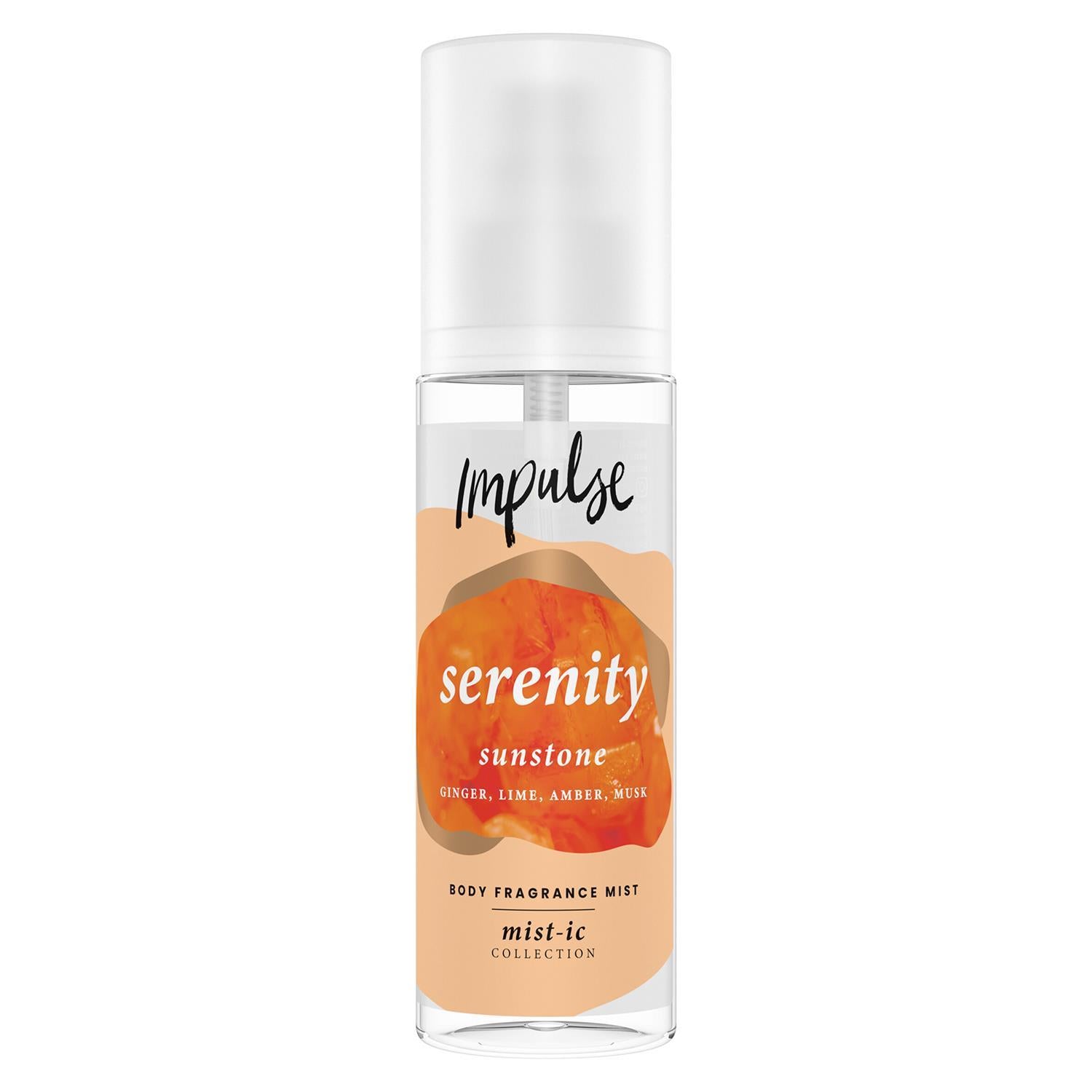 Body Fragrance Mist Serenity With Ginger & Earthy Musk Scent 150ml, 3 Pack