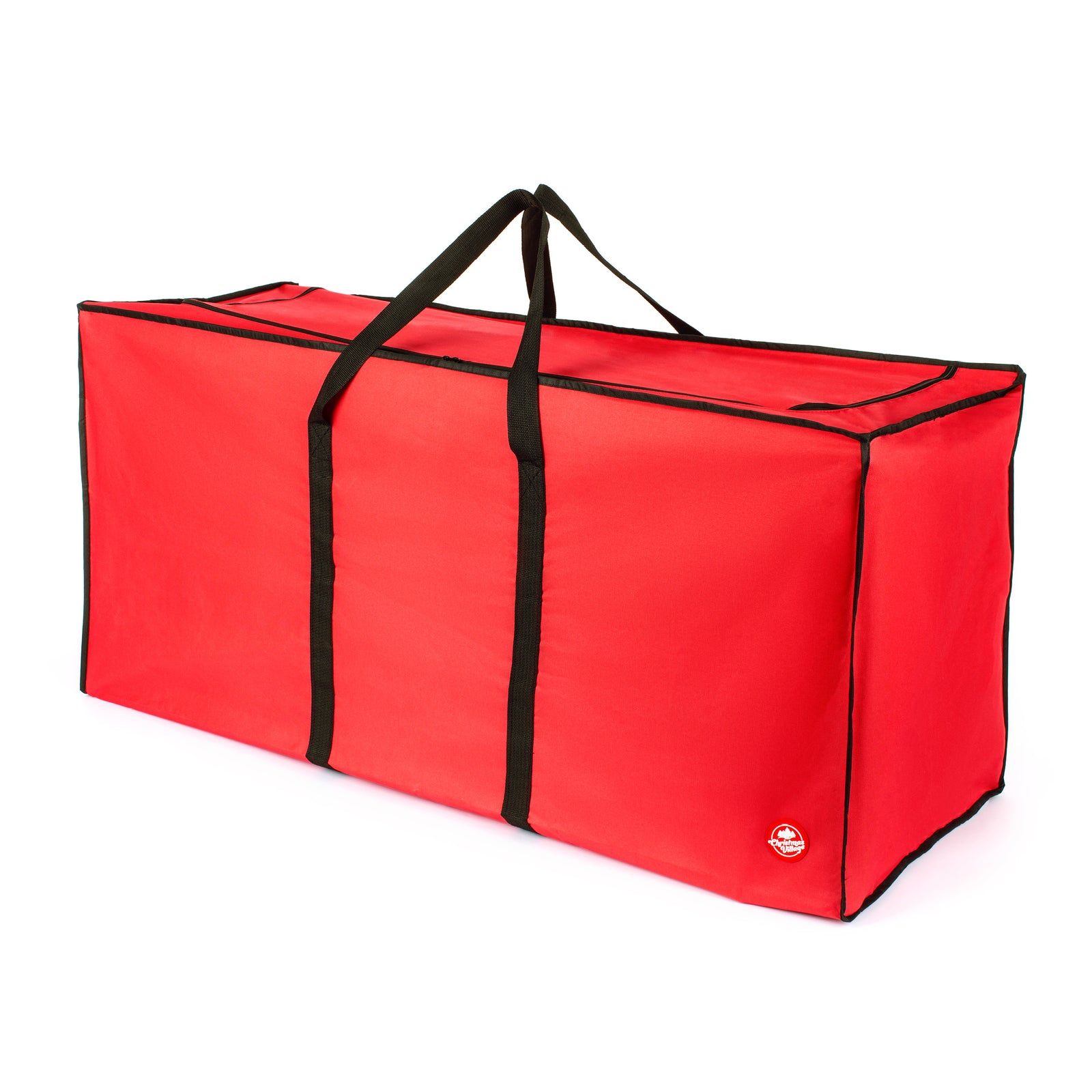 9ft Premium Xmas Tree Storage Bag Red Durable Zip Up Sack