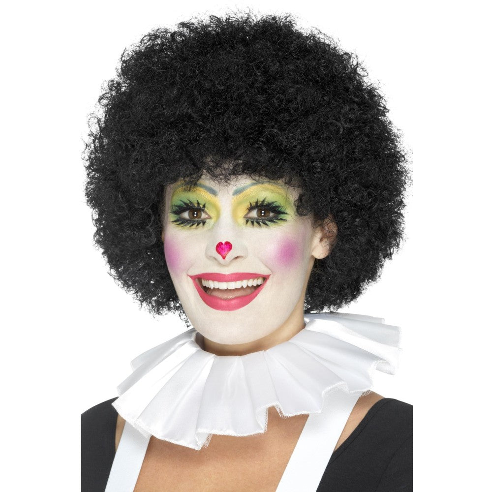 Clown Neck Ruffle | White