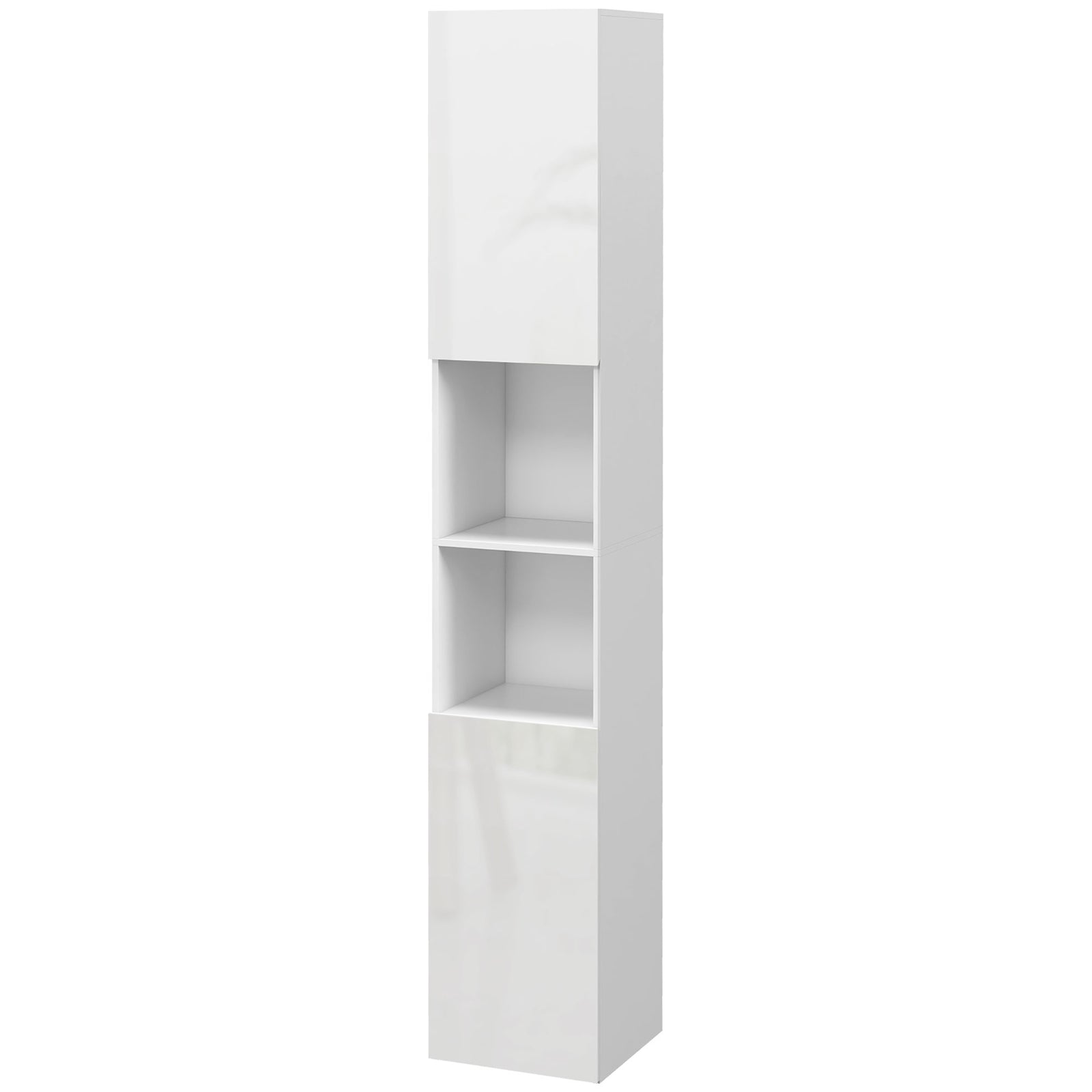 High Gloss Bathroom Cabinet, Adjustable Shelves