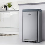 Xl Pedal Recycling Bin 65l | 65L | Silver