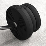 25kg Adjustable Barbell Weights Set | Black