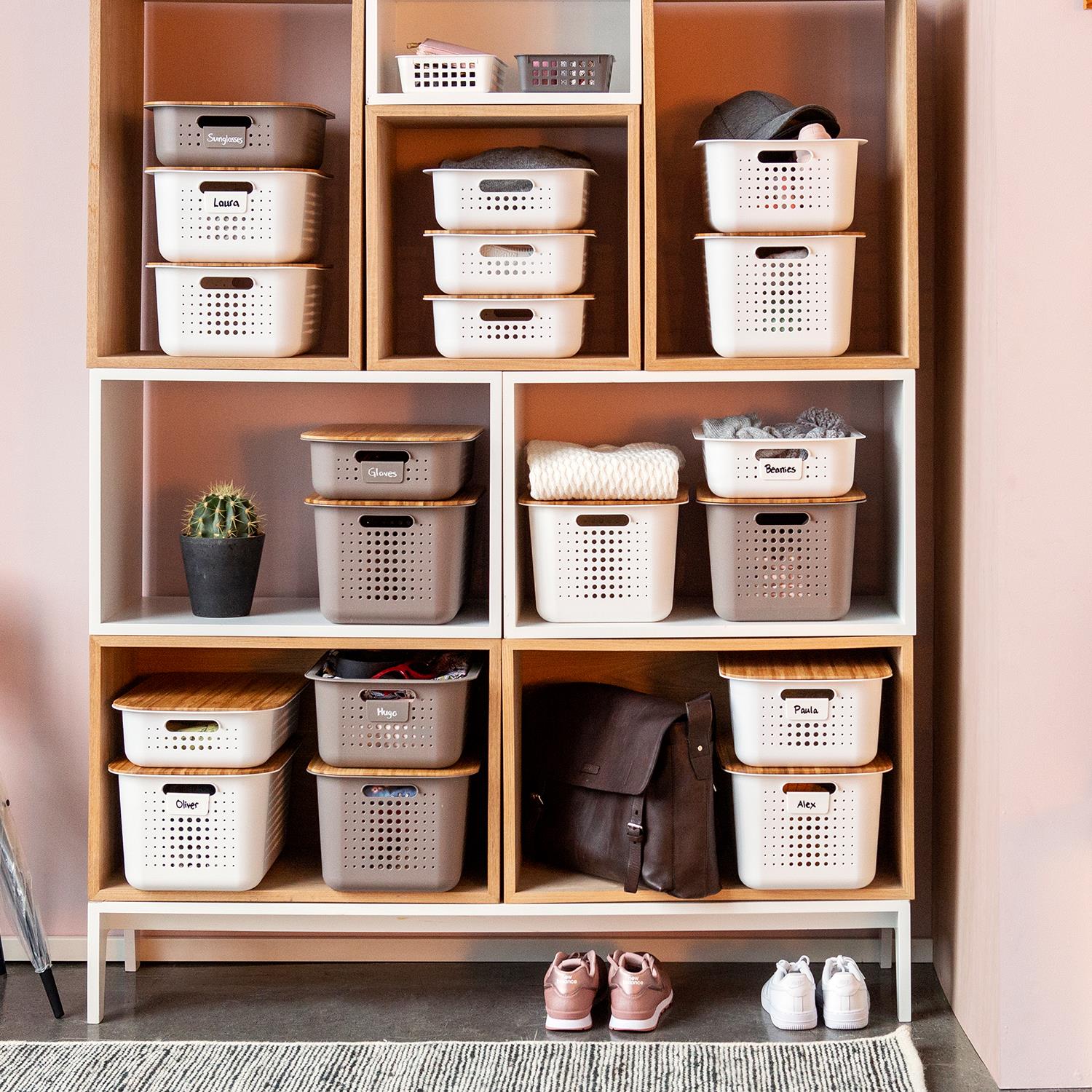 Basket Bamboo Lid For Basket 10, 15 & 20 Recycled Storage Box