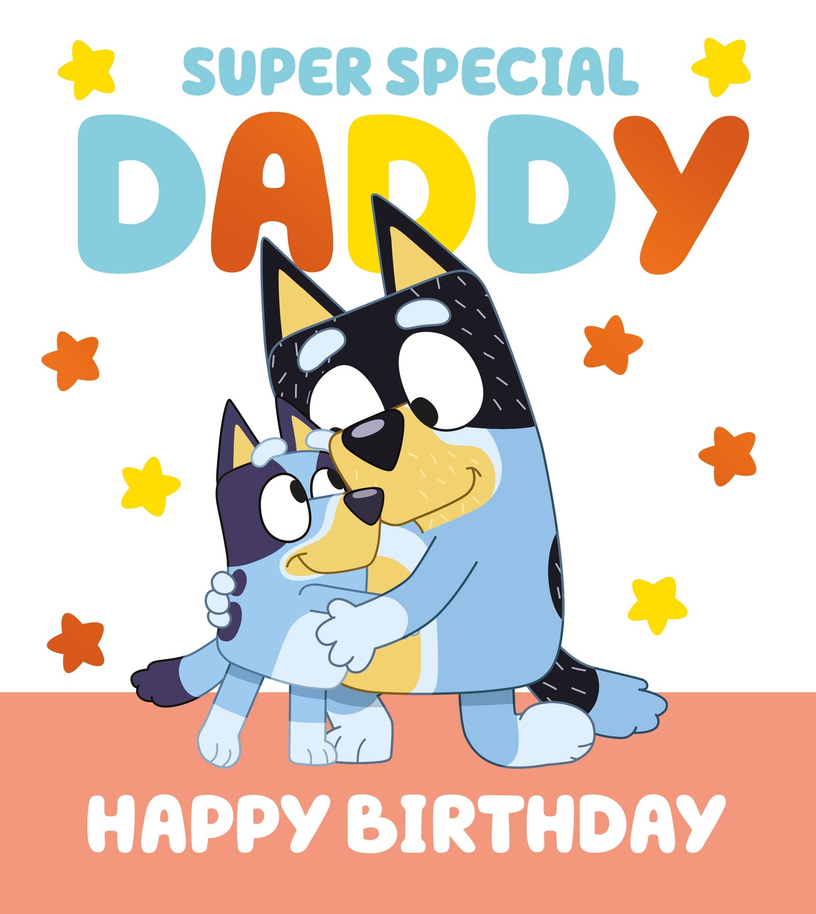 Bluey Daddy Birthday Card Official Product