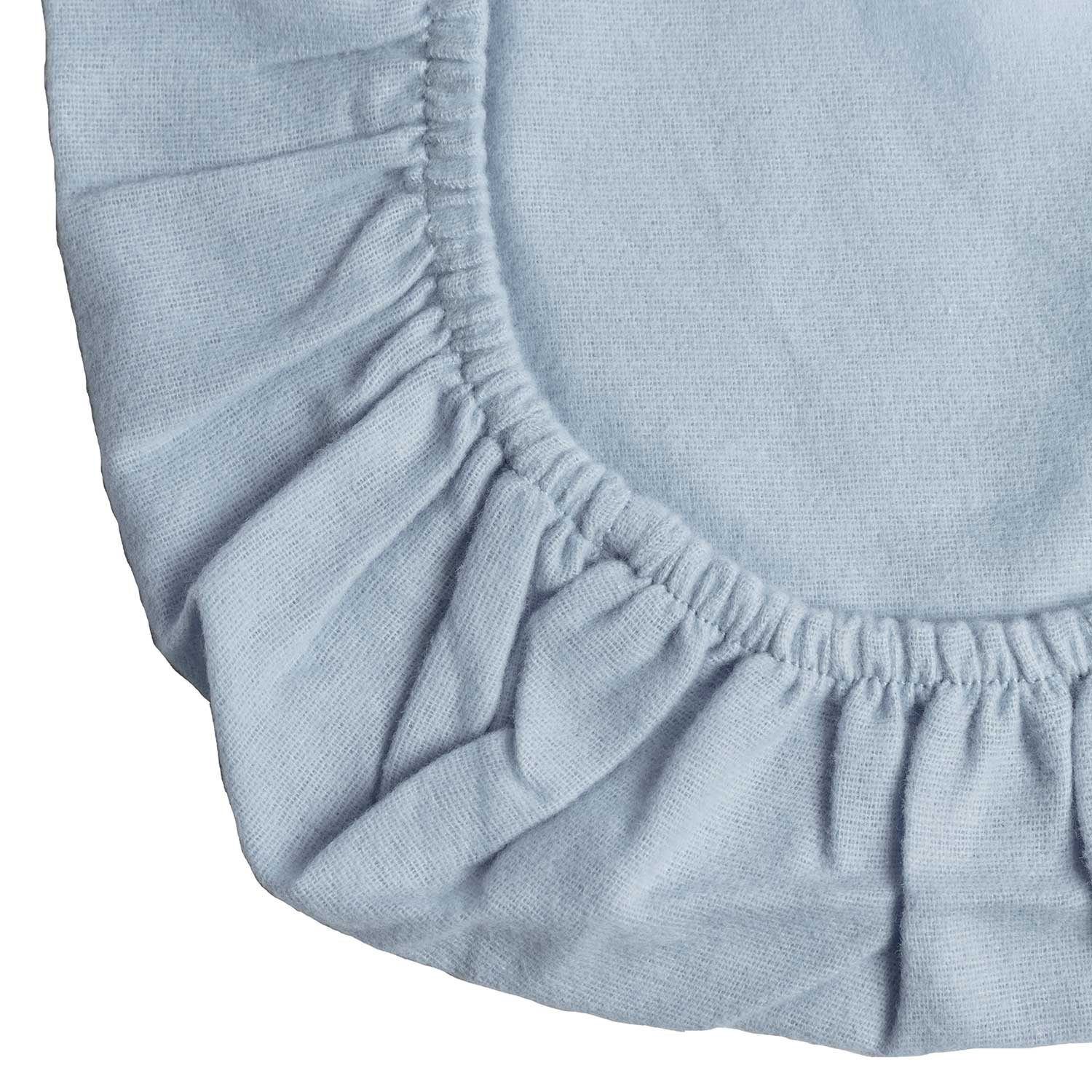 Brushed Cotton Fitted Cot Sheet Pair 100% Cotton, 60 X 120 Cm | Cot | Blue
