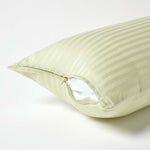 European Size Egyptian Cotton Pillowcase 330 Tc | 40 x 80cm | Sage Green