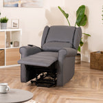 Corcoran Electric Riser Recliner With Massage And Heat | Cream