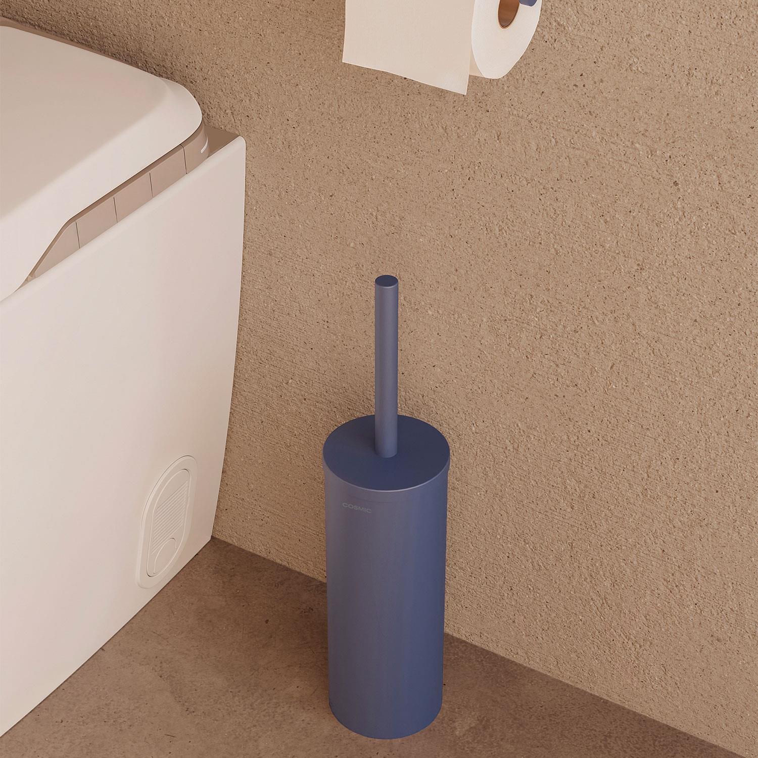 Toilet Brush, Free-standing, Matt Black, Logic Collection