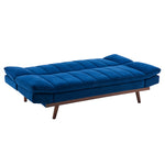Scandinavian Click Clack Sofa Bed - Double | Navy Blue