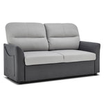 Rhona Faux Suede Sofa Bed 2 Seater | Grey