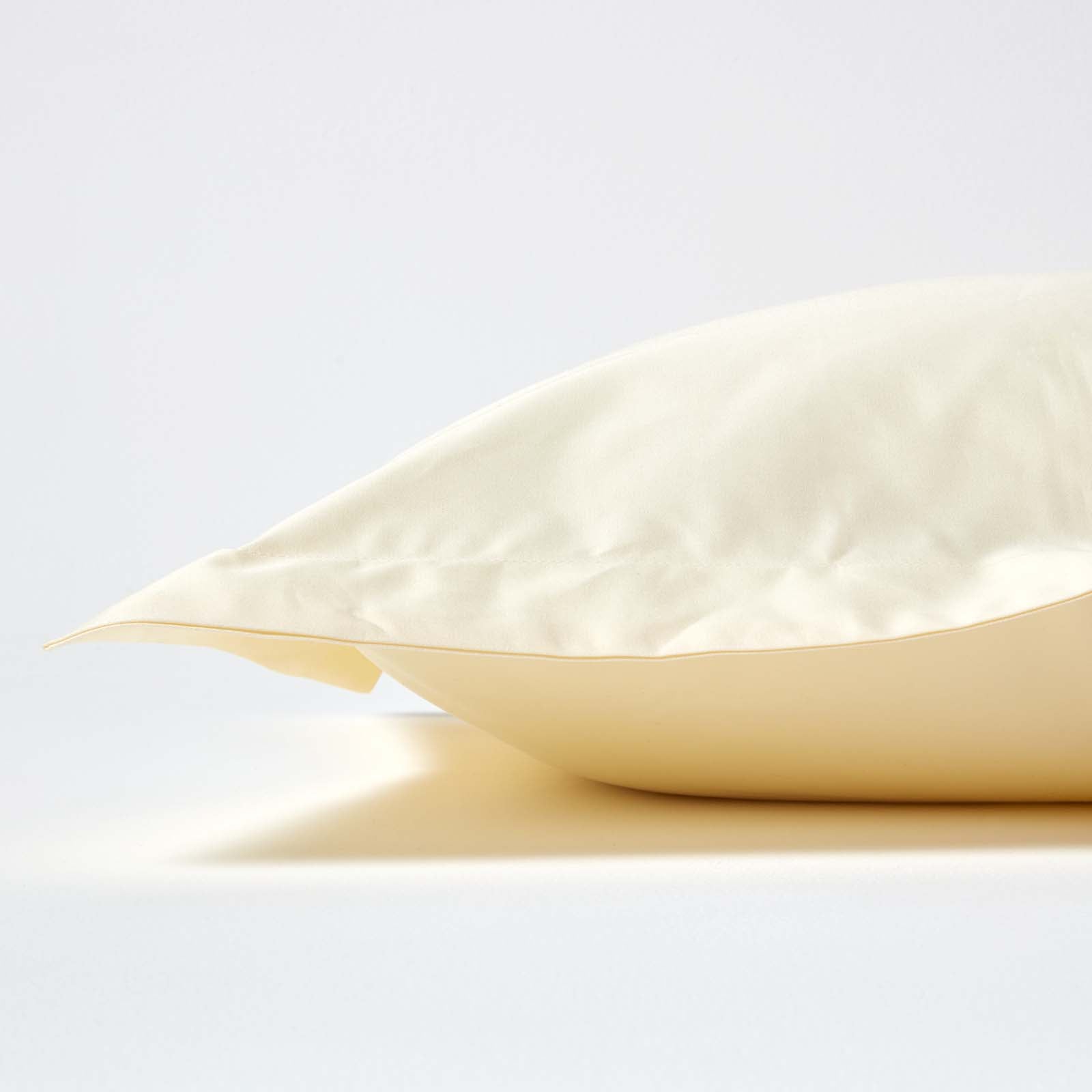Egyptian Cotton Oxford Pillowcase 1000 Tc | 48 x 74cm | Cream