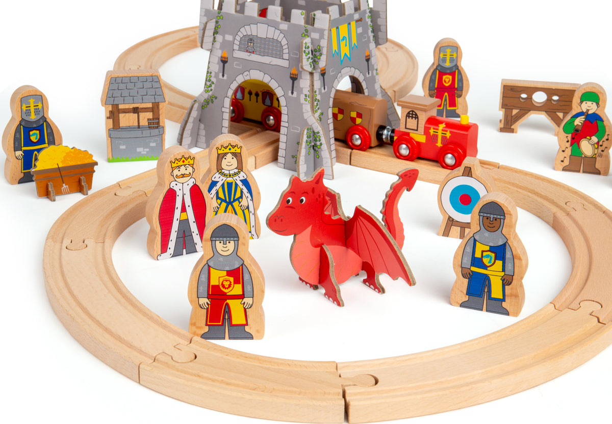 Bigjigs Rail Medieval Train Set