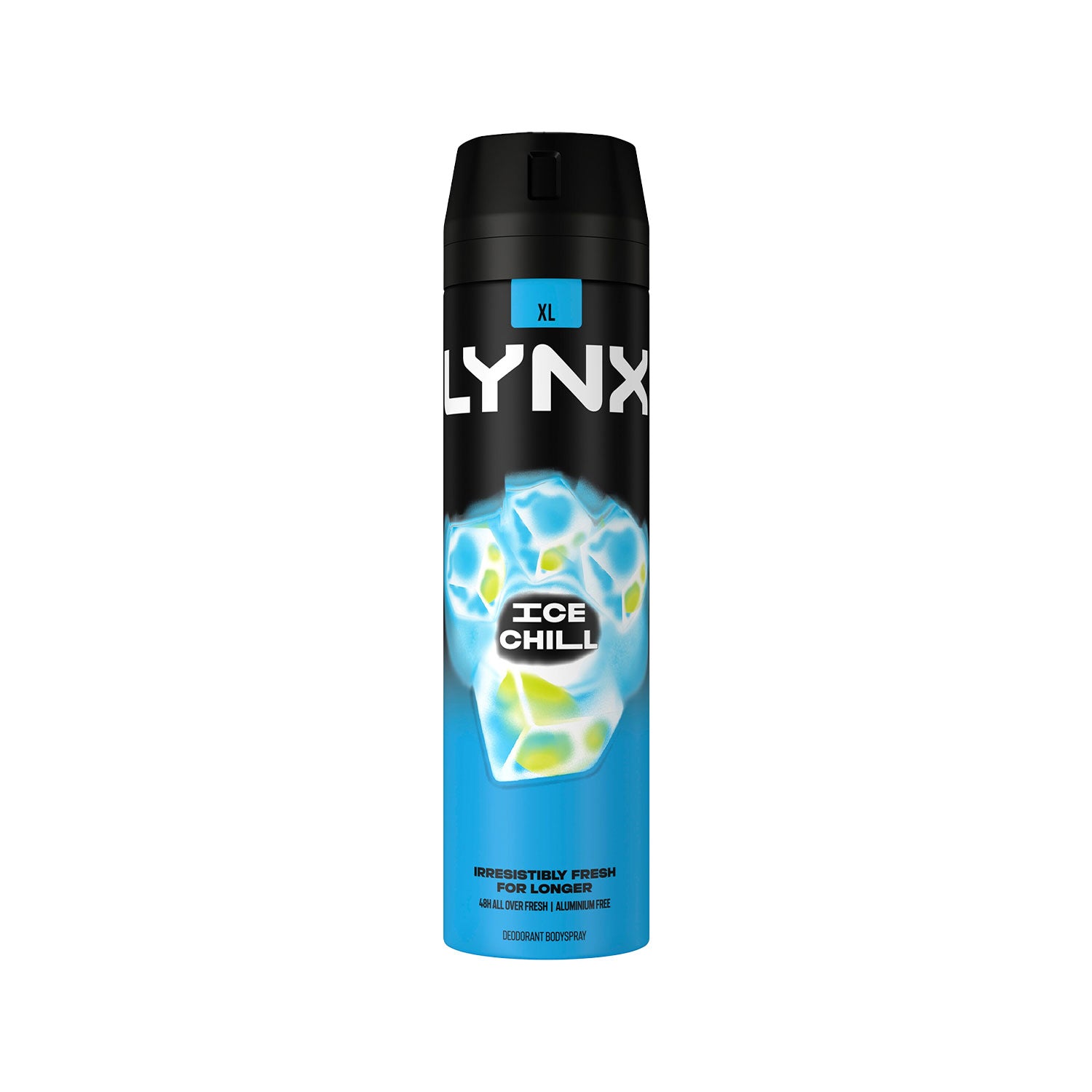 Xl Ice Chill 48h Fresh Iced Mint & Lemon Scent Body Spray Deodorant,3x200ml