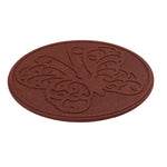 Recycled rubber Reversible Stepping Stone - Butterfly | Set of 4 | Terracotta