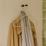 Towel Hook, Robe Hook, Coat Hook Wall-mounted Matt Black Logic Collection