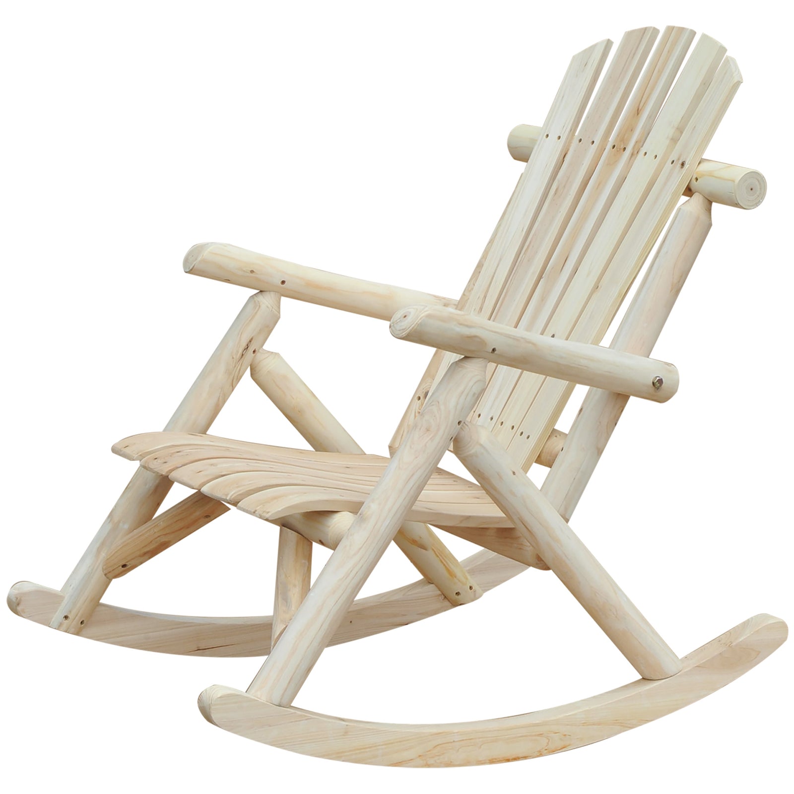 Rocking Chair Patio Cedar Wood, Burlywood