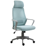 Mesh Desk Chair Adjustable Height | Blue