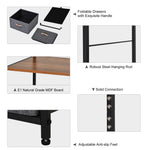 Storage Coat Rack Hallway Organiser Shelves Hanger 3 Drawer