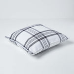 Tartan Check Pattern Cushion Cover | 60cm x 60cm | Black & White