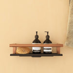 Bathroom Shelf, Organizer, Brushed Copper Pvd , Architect S+ Collection