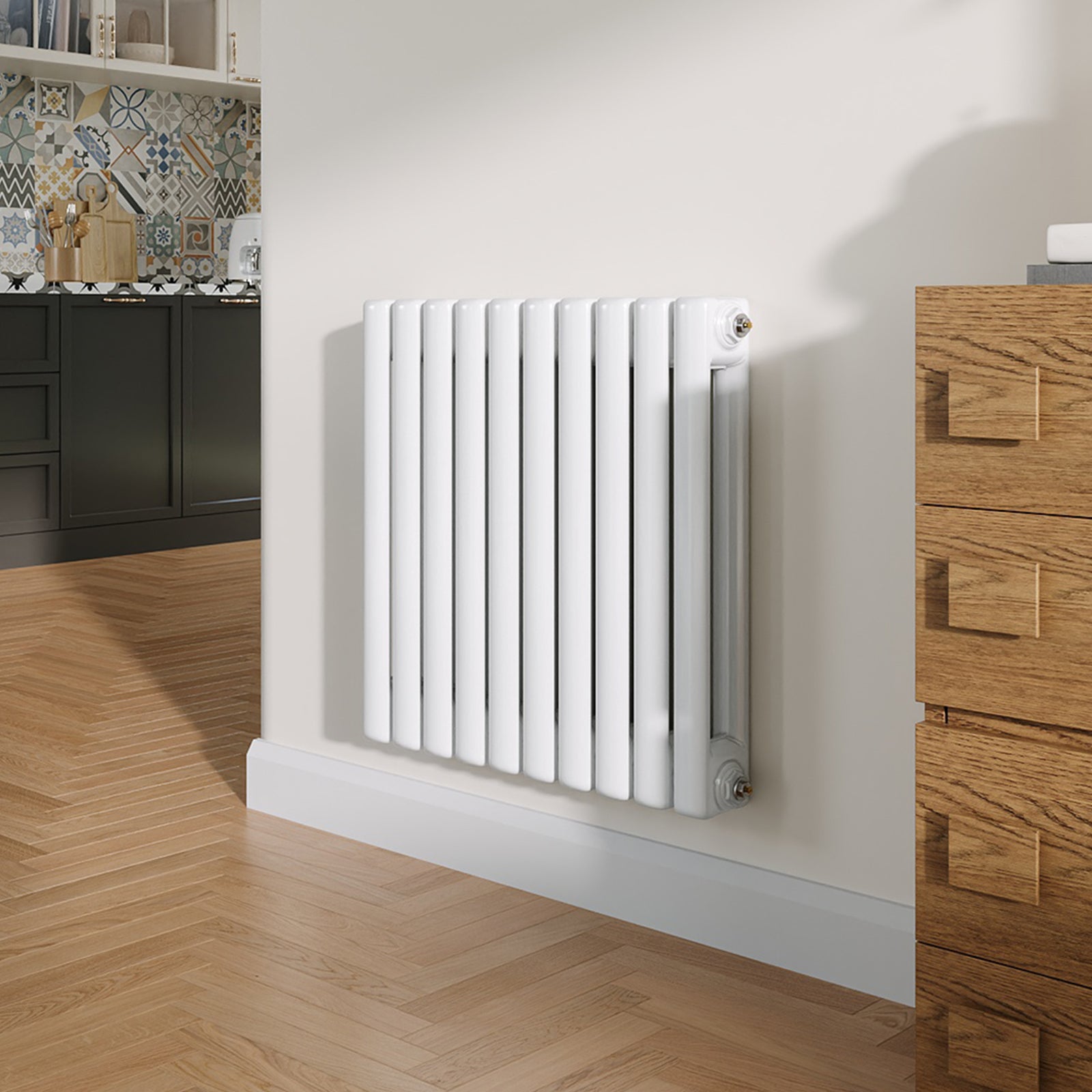 3310 Btu Horizontal Double Column Radiator