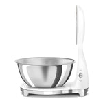 Ksf01 Retro 50's Style Analogue And Digital Kitchen Scale | White