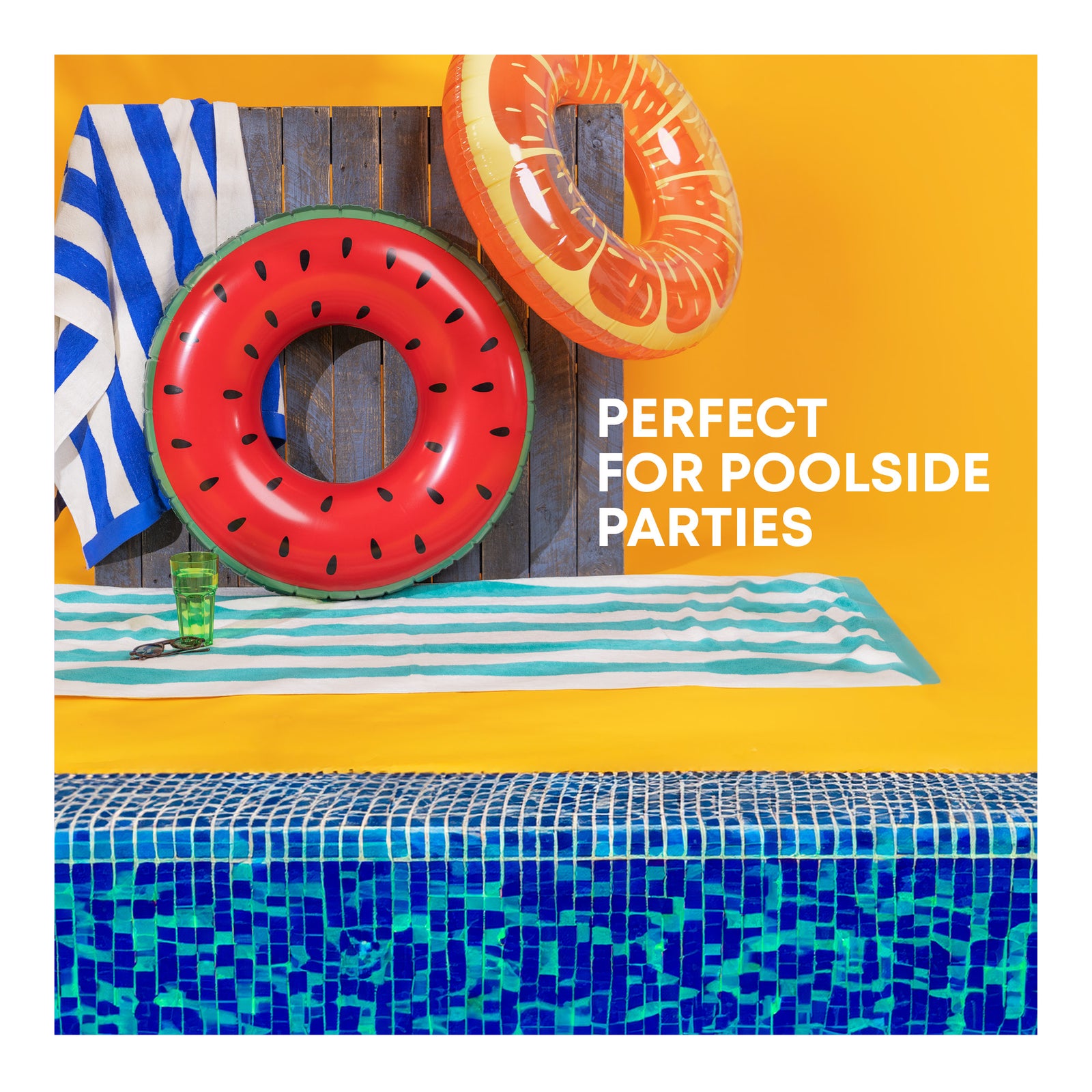 Inflatable Watermelon Swim Ring 90cm