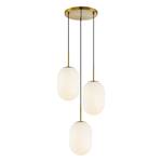 Pendant Light Alias Gold 3xe14 Circle