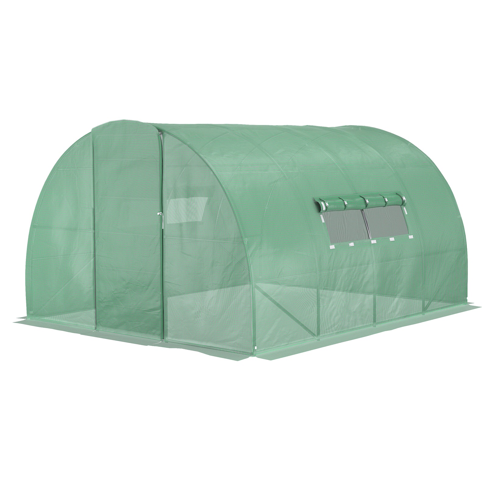Reinforced Polytunnel Greenhouse 4x3m