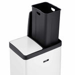 60l Dual Pedal Recycling Pedal Bin | 60l | Black